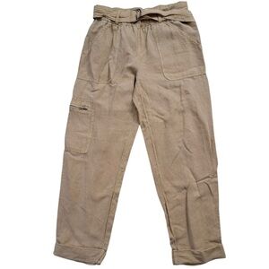 Nicole Miller  Casual Linen Blend Pants L